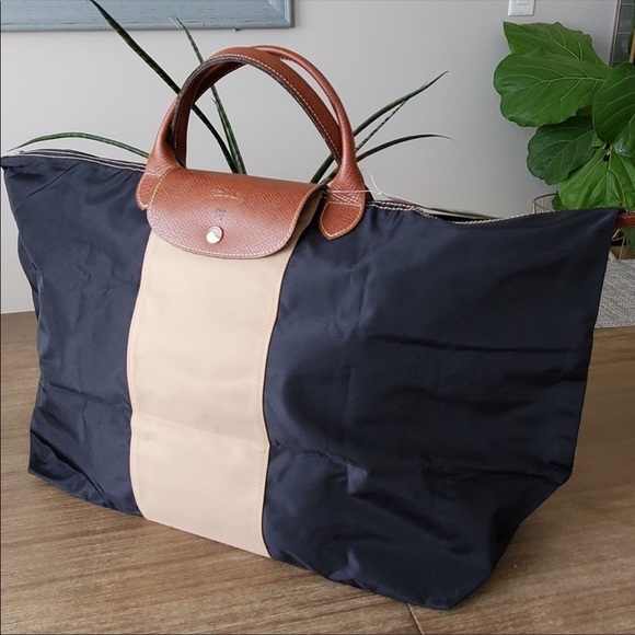 Longchamp Handbags - Authentic Long Champ Top Handle Tote in Large